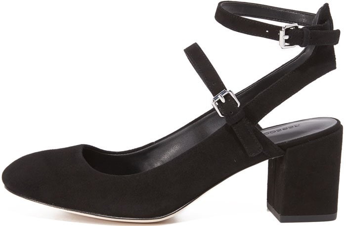 Rebecca Minkoff Brooke Black Ankle Strap Pump