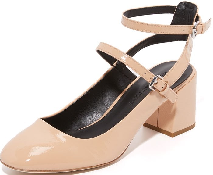 Rebecca Minkoff Brooke Nude Ankle Strap Pump