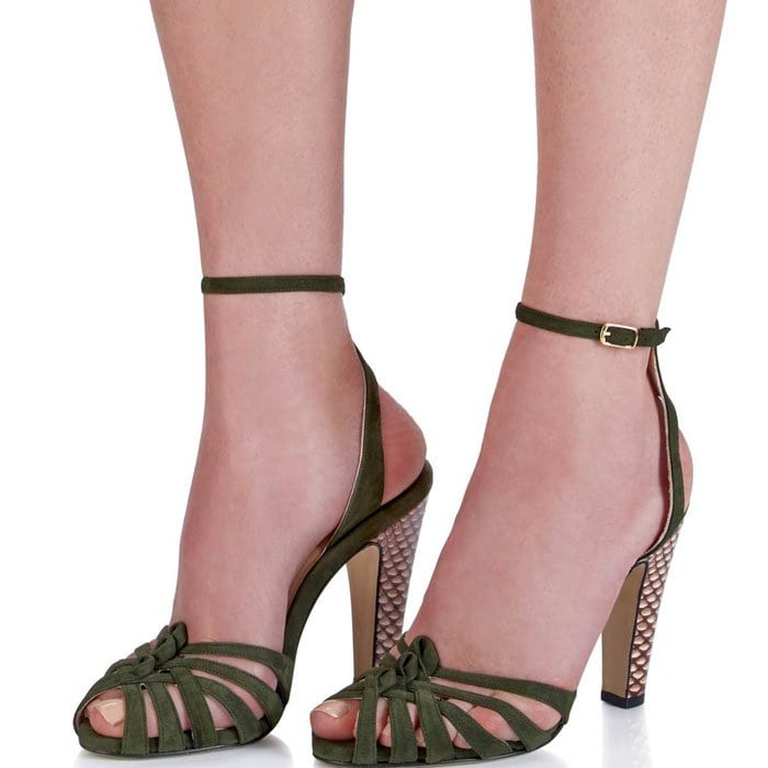 Sarah Flint Tara Green Sandals