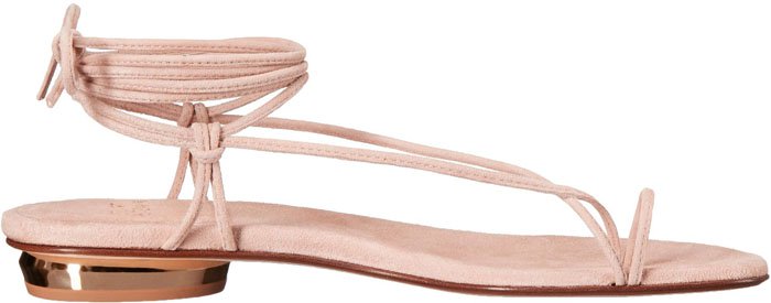 Stuart Weitzman Nieta Nude Flat Sandal