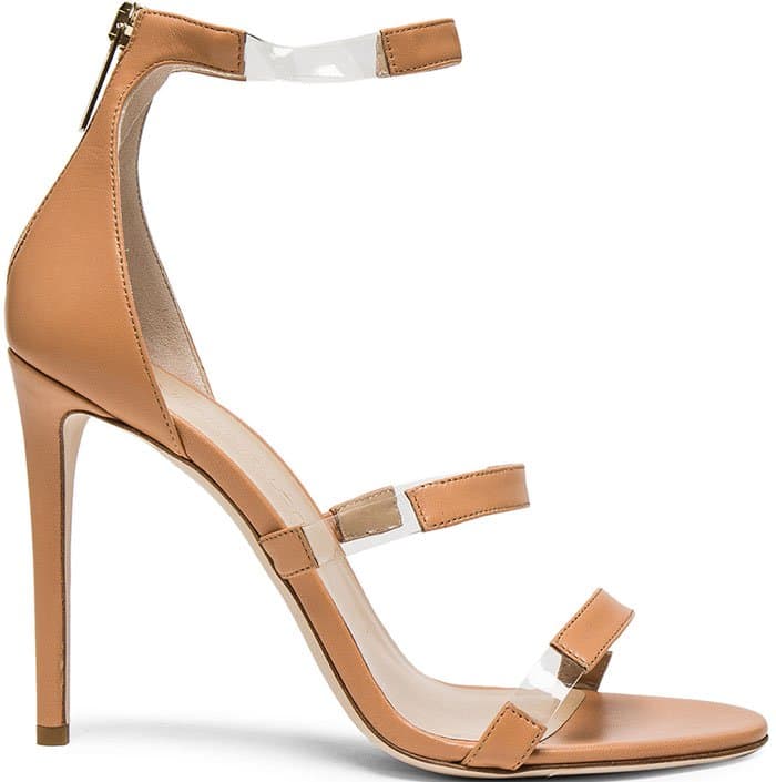 Tamare Mellon Nude Leather Frontline Heels