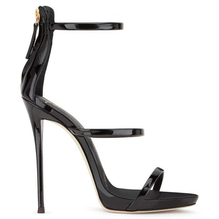 giuseppe zanotti harmony black patent