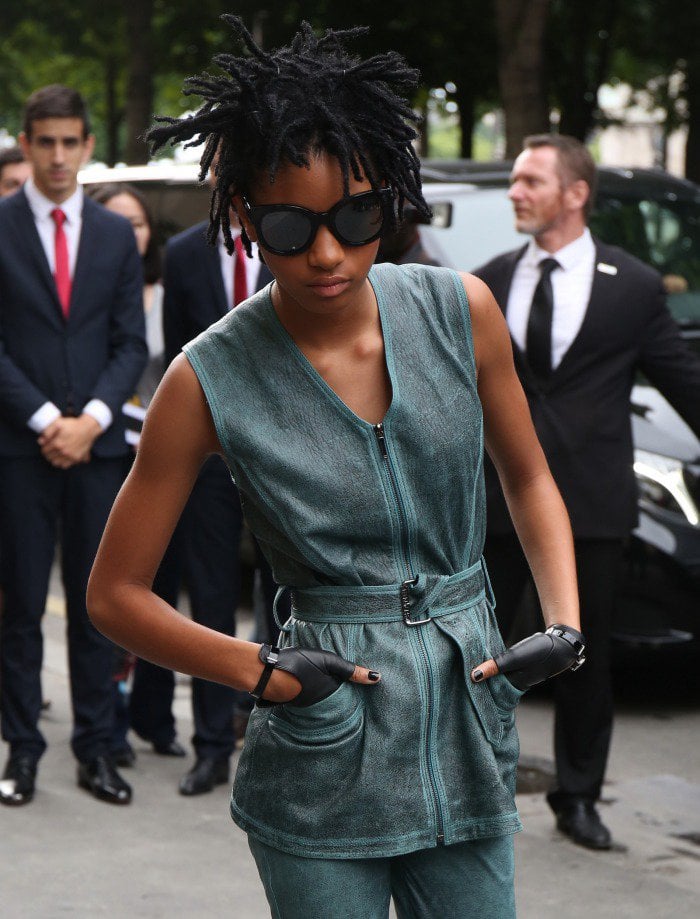 Willow Smith recently debuted her first eyewear campaign for Chanel