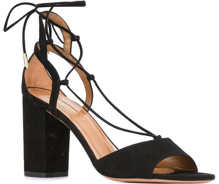 Aquazzura "Austin" Sandals Black