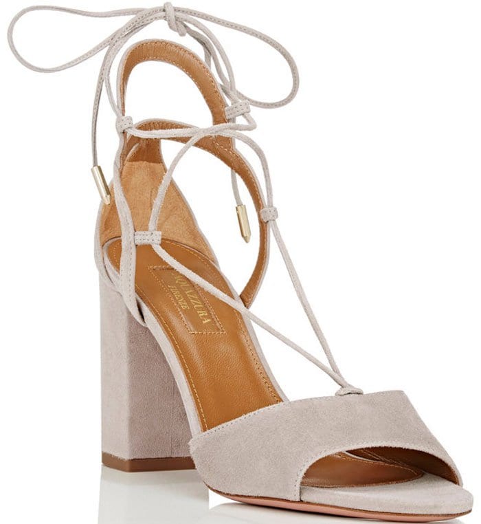 Aquazzura Austin Off White Sandals