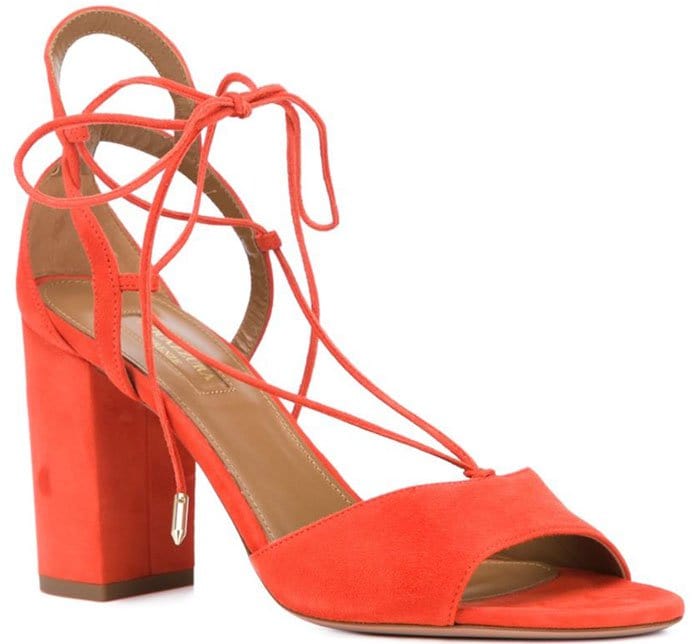 Aquazzura "Austin" Sandals Orange