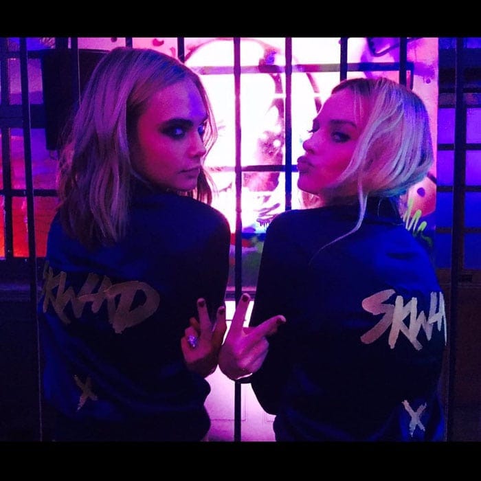 Cara and Margot have a major twinning moment in Chaos tracksuits while out in London