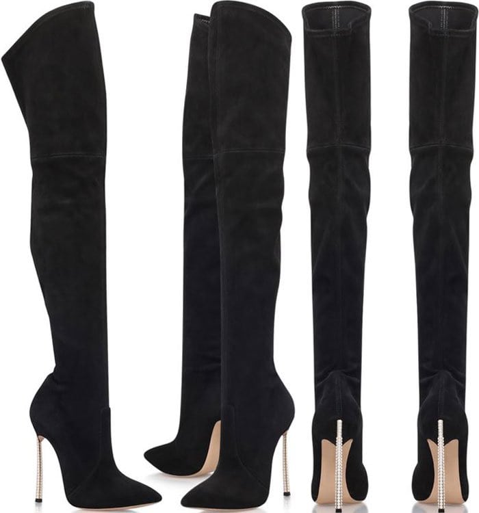 Casadei Blade Thigh-High Boots