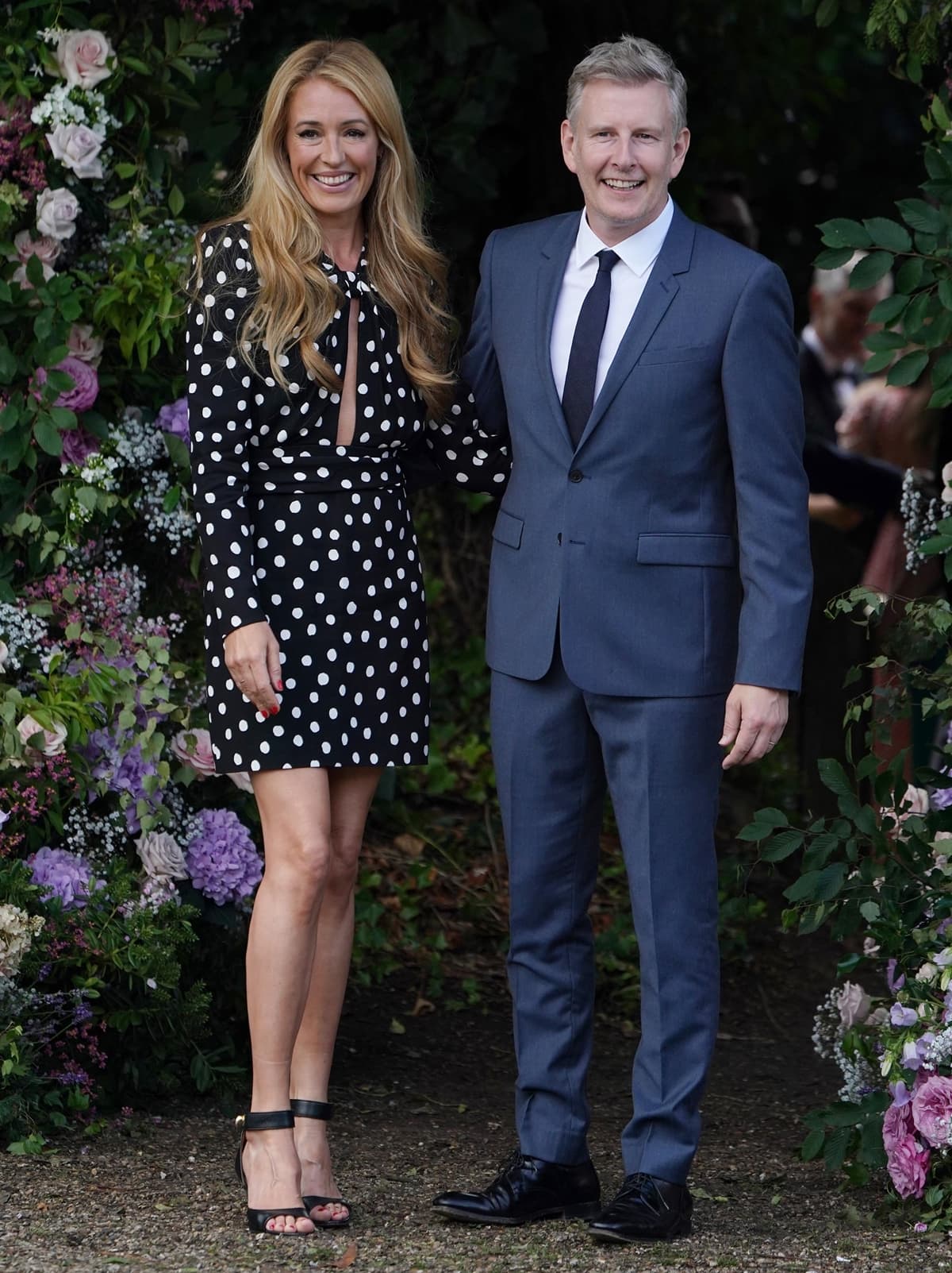 Cat Deeley and her husband Patrick Kielty at the wedding of Ant McPartlin and Anne-Marie Corbett at St Michael's Church
