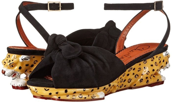 Charlotte Olympia Bow Wedge Sandals