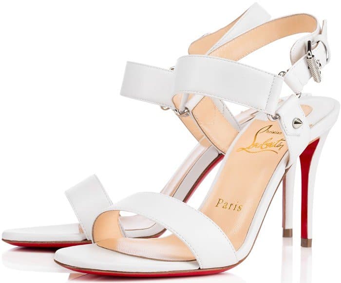 Christian Louboutin Sova Sandals White