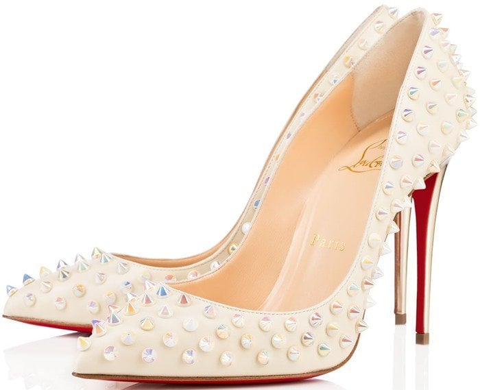 Christian Louboutin "Follies Spiked" Red Sole Pump