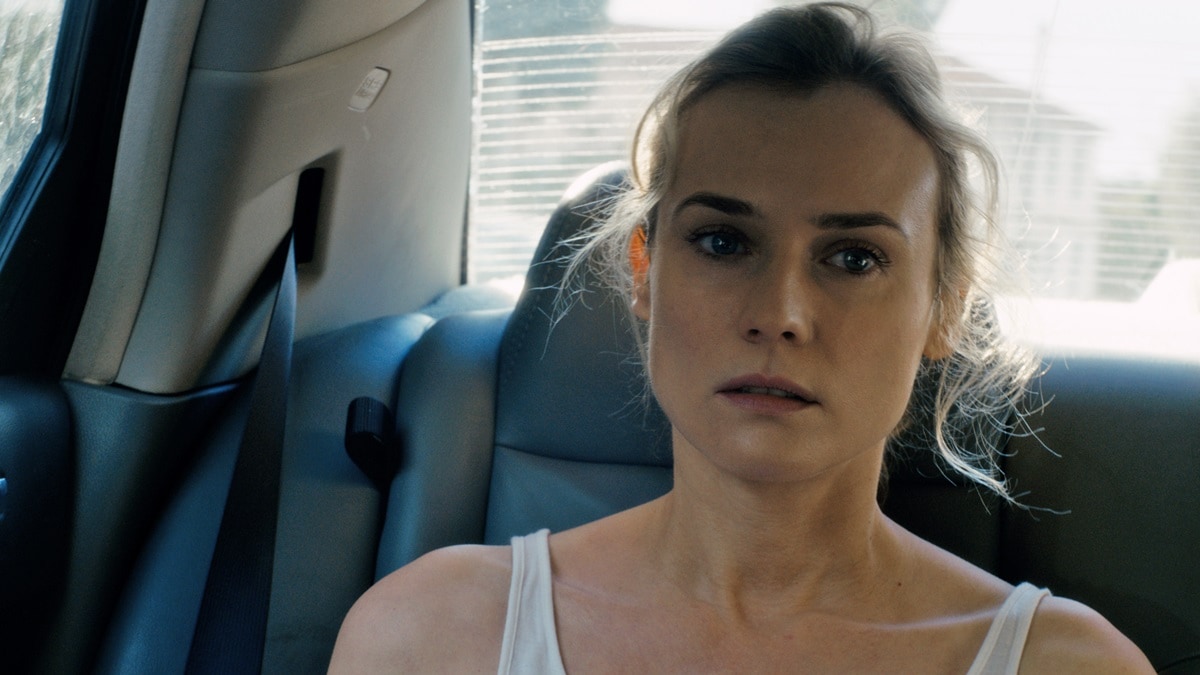 Diane Kruger played Jessie, the wife of a shady businessman, in the 2015 French-Belgian drama-thriller film Disorder (French: Maryland)