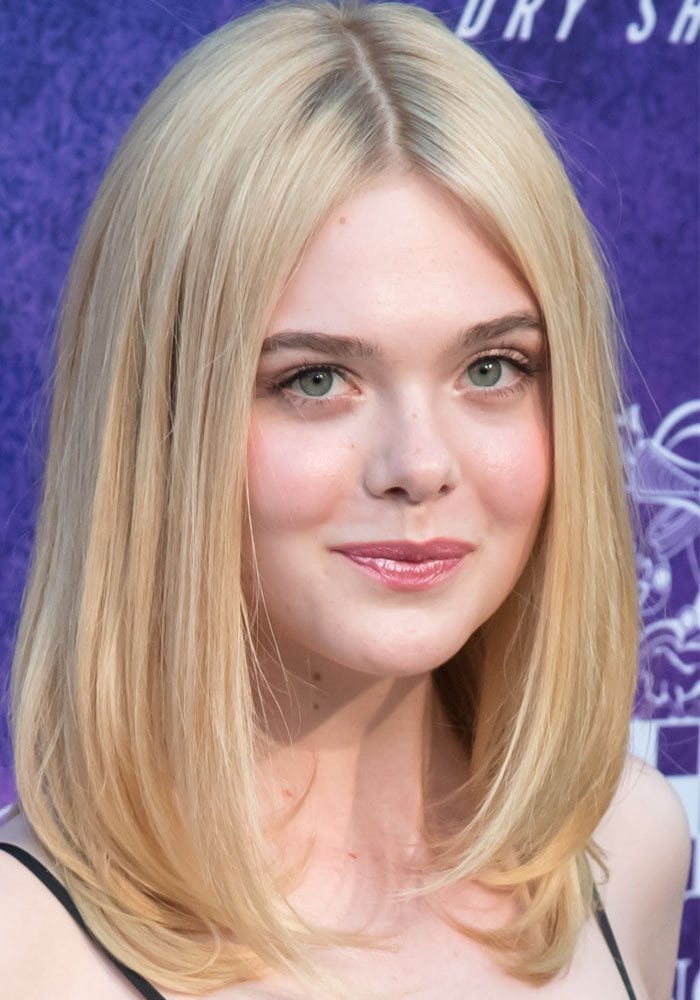 Elle Fanning wears her blonde hair down at Variety's "Power of Young Hollywood" event