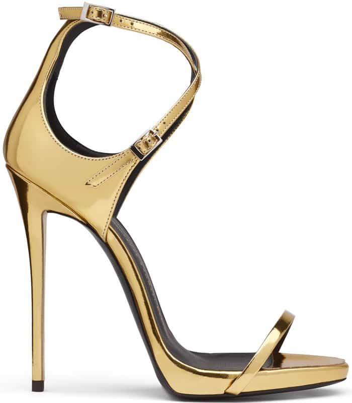 Giuseppe Zanotti Darcie Gold Sandals