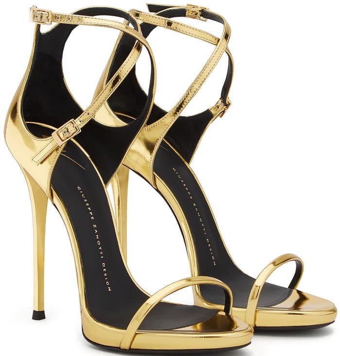 Giuseppe Zanotti Darcie Gold Sandals