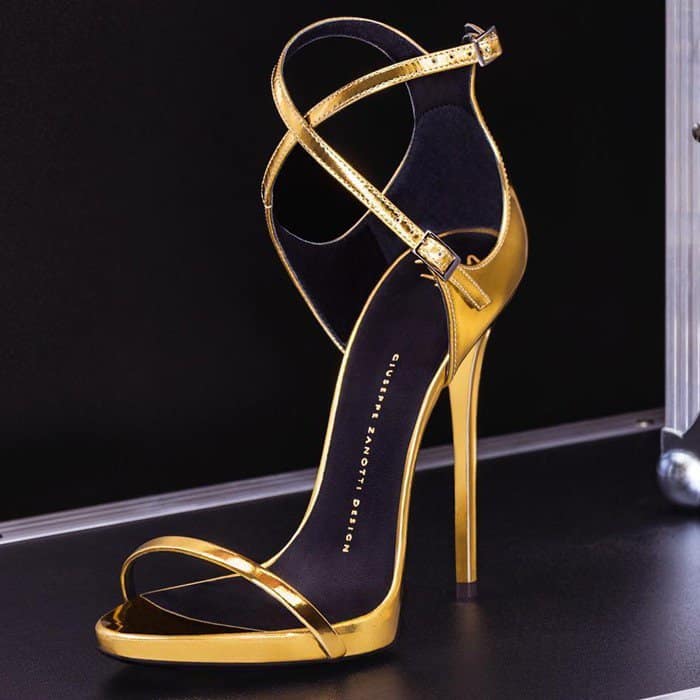 Giuseppe Zanotti Darcie Sandals Gold Metallic