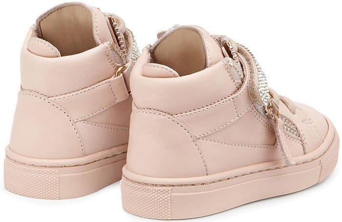 Giuseppe Zanotti Dolly Embellished Sneakers in Pink