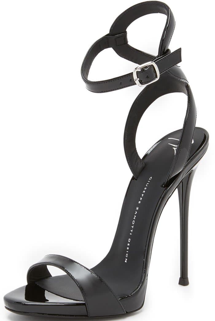 Giuseppe Zanotti Sculpted Patent Sandals