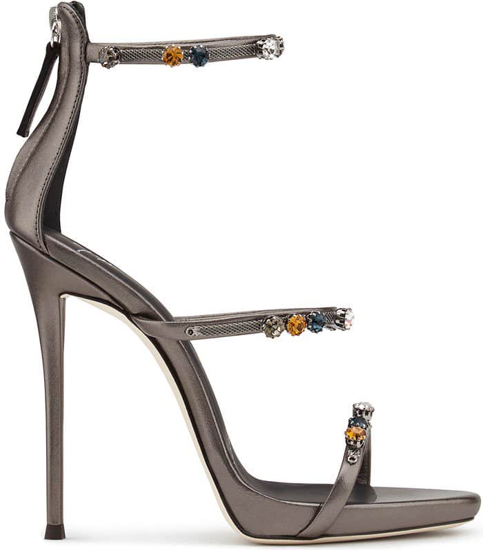 Giuseppe Zanotti Strappy Sandals Grey