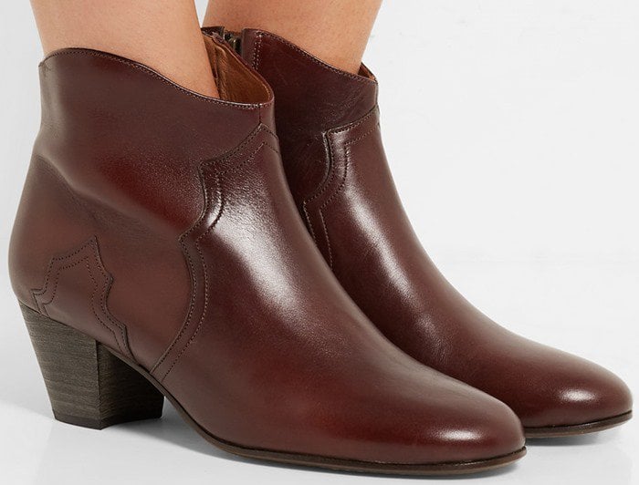 Isabel Marant Etoile Dicker leather ankle boot