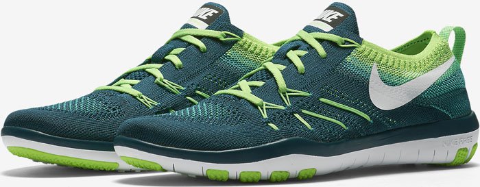 Nike Free TR Focus Flyknit Green Sneakers