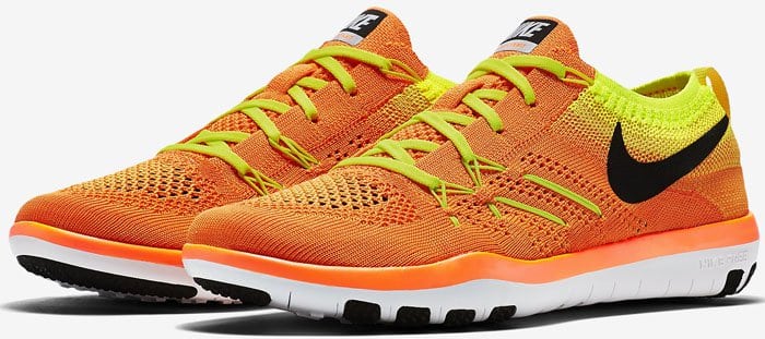 Nike Free TR Focus Flyknit Orange Sneakers