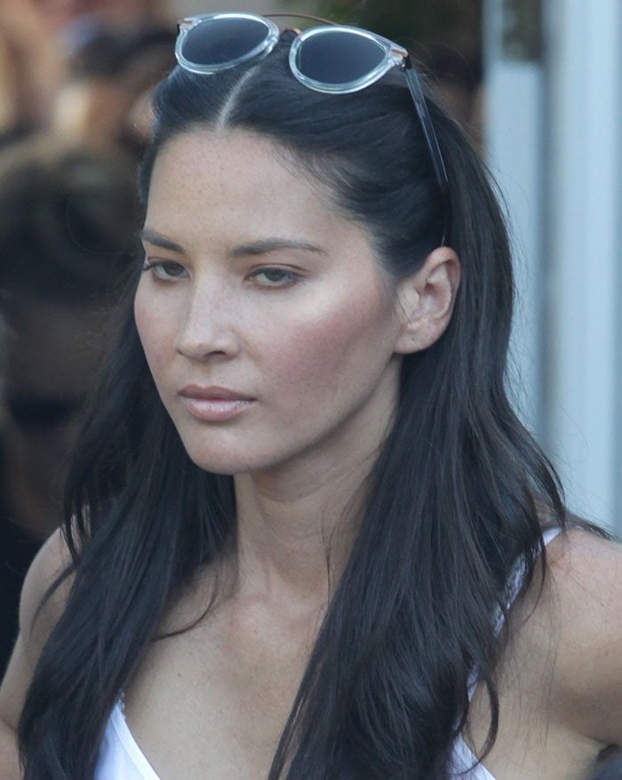 Olivia Munn stepped out looking fresh with barely-there makeup