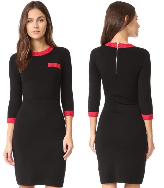 Sonia by Sonia Rykiel Knit Pocket Sweater Dress