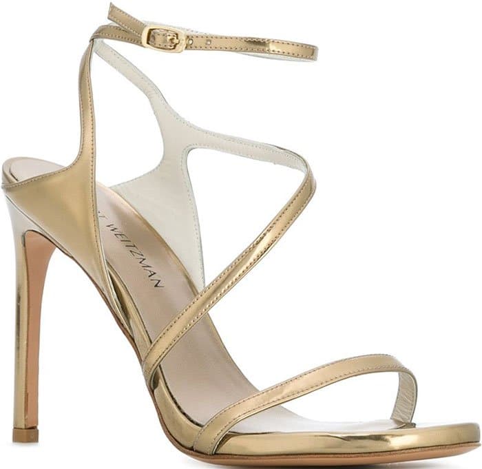 Stuart Weitzman Sultry Sandals Gold