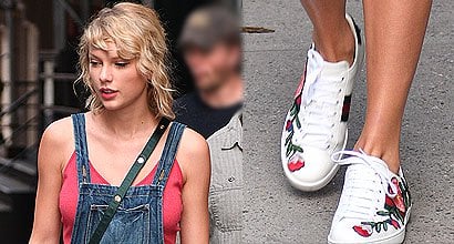 Celebrities Wearing Gucci's Ace Sneakers