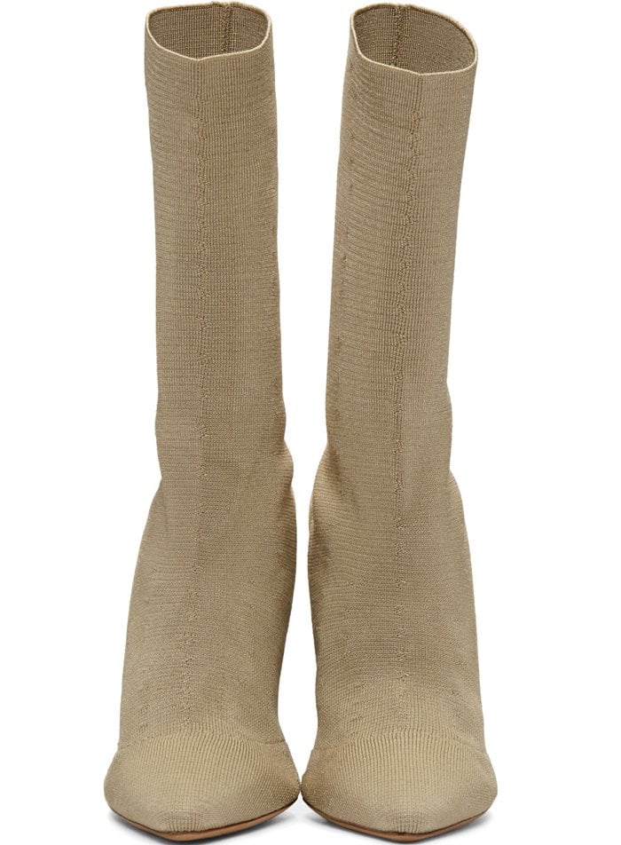 YEEZY Season 2 Knit Low Boots Beige