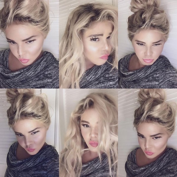 Lil’ Kim took to Instagram to flaunt her new look — blonde hair and a lighter complexion