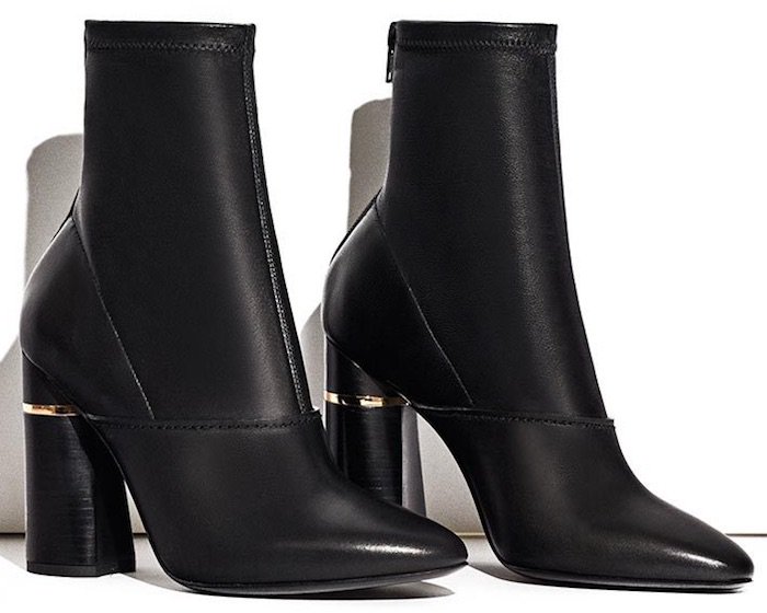 3.1 Phillip Lim "Kyoto" Black Leather Booties