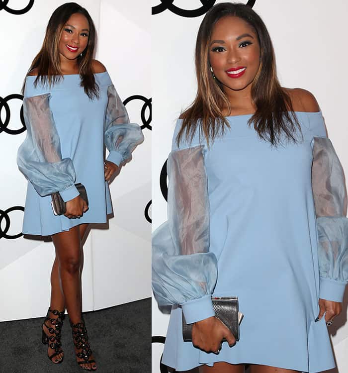 Alicia Quarles appeared agelessly beautiful at the Audi Celebration for the 68th Emmys