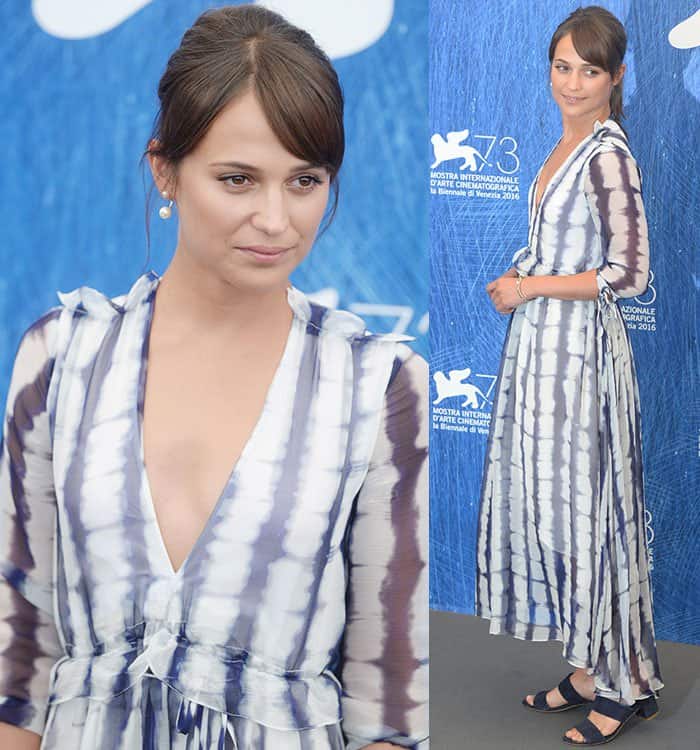 Alicia Vikander at "The Light Between Oceans" photocall during the 73rd Venice Film Festival in Venice, Italy on September 1, 2016