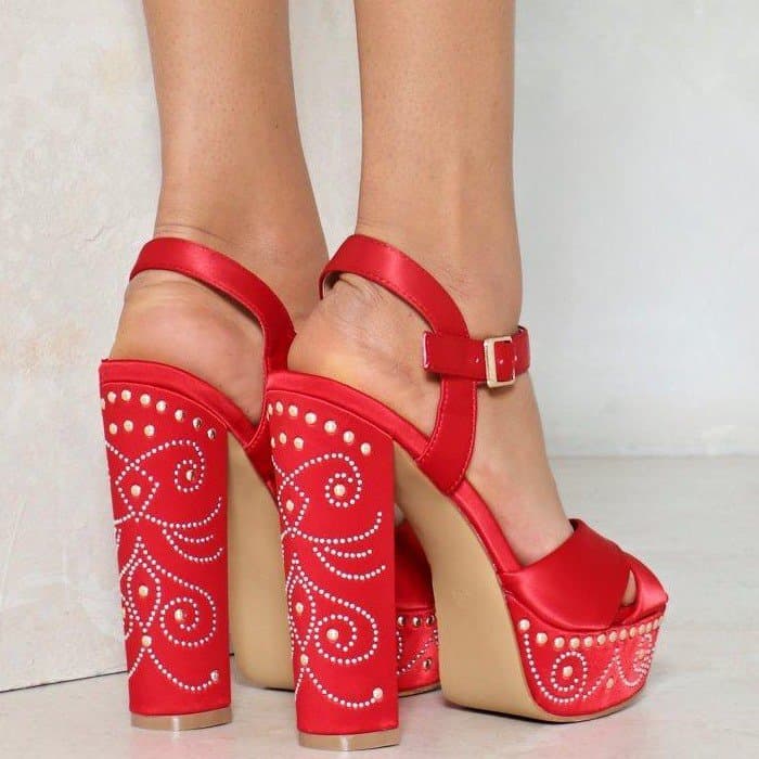 All that Glistens Studded Heel