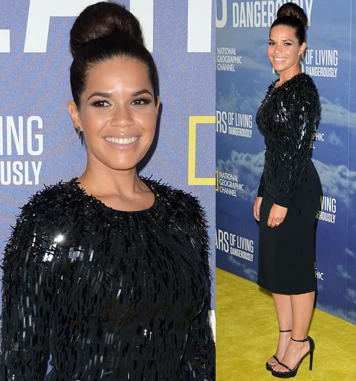 America Ferrera at National Geographic's "Years Of Living Dangerously" season 2 premiere