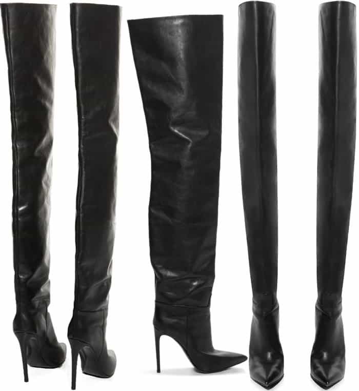 Balenciaga 'All Time' Over-the-Knee Leather Boots