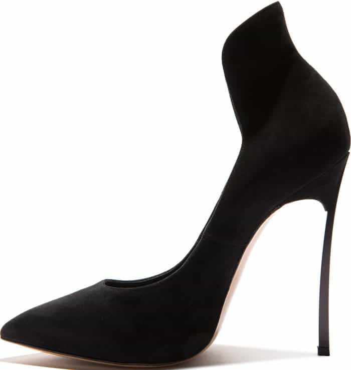 Casadei "Blade Cappa" Suede Pumps