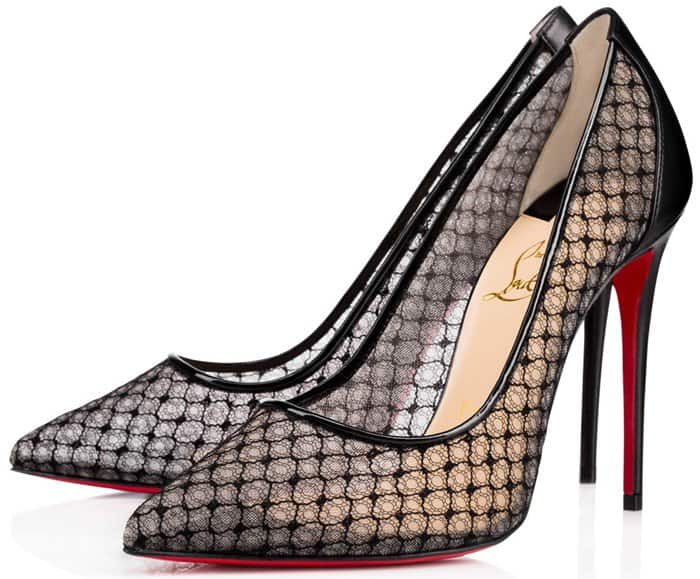 Christian Louboutin Follies Lace Pumps