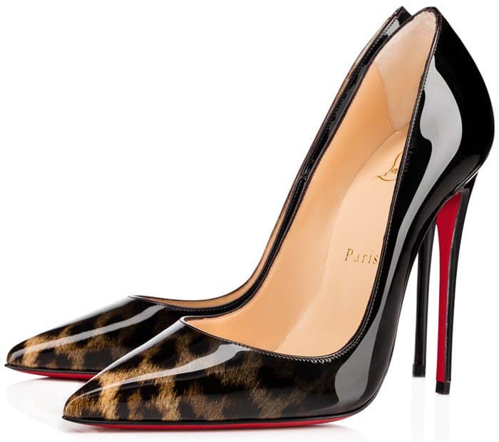 Christian Louboutin “So Kate” Pumps Leopard to Black