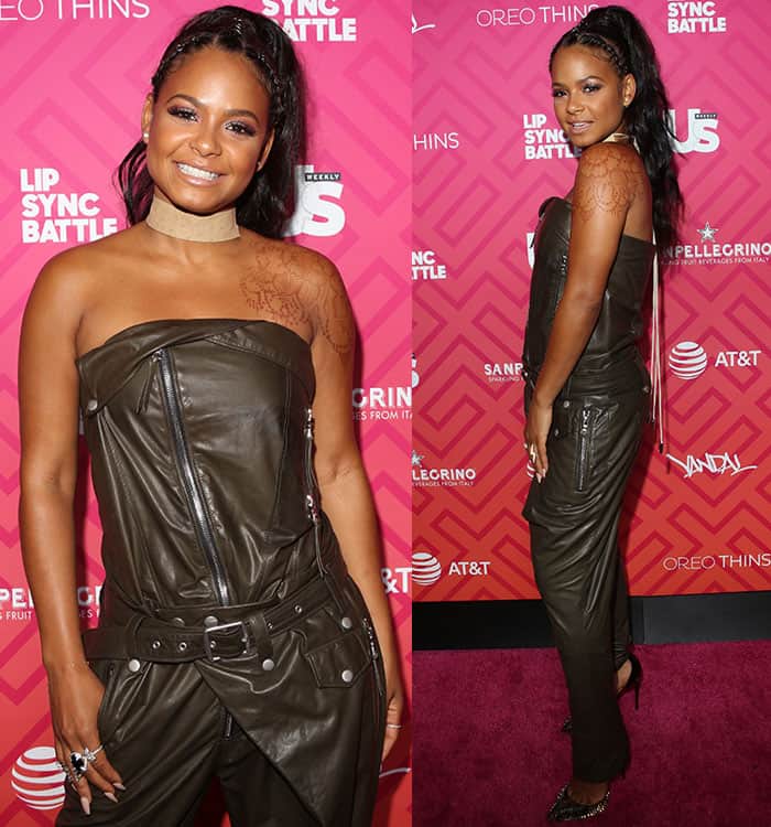 Christina Milian didn't hold back on flaunting her unique style at Us Weekly's Most Stylish New Yorkers 2016 event