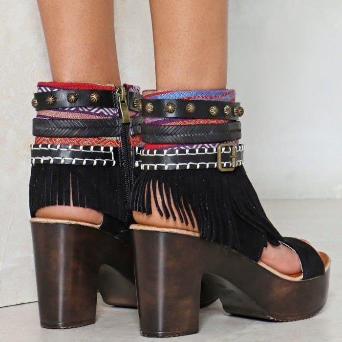 'Dream On' Fringe Sandal