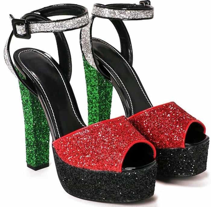 'Eye Candy' Glitter Platform