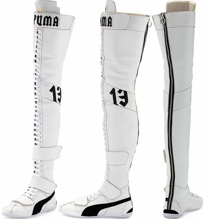 fenty puma thigh high boots