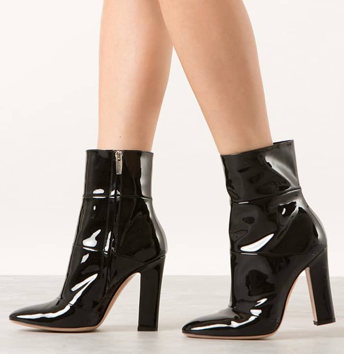 Black Gianvito Rossi "Brandy" Ankle Boots