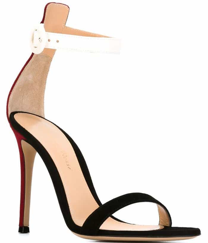 Gianvito Rossi "Portofino" Sandals tri color red