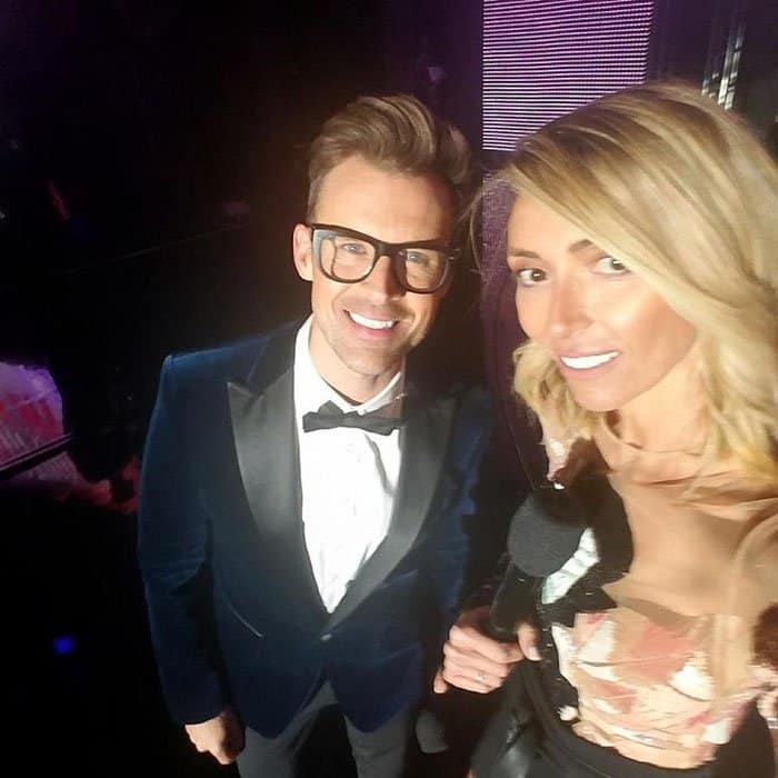Giuliana Rancic, a mainstay on "Fashion Police," was joined by her co-host, Brad Goreski