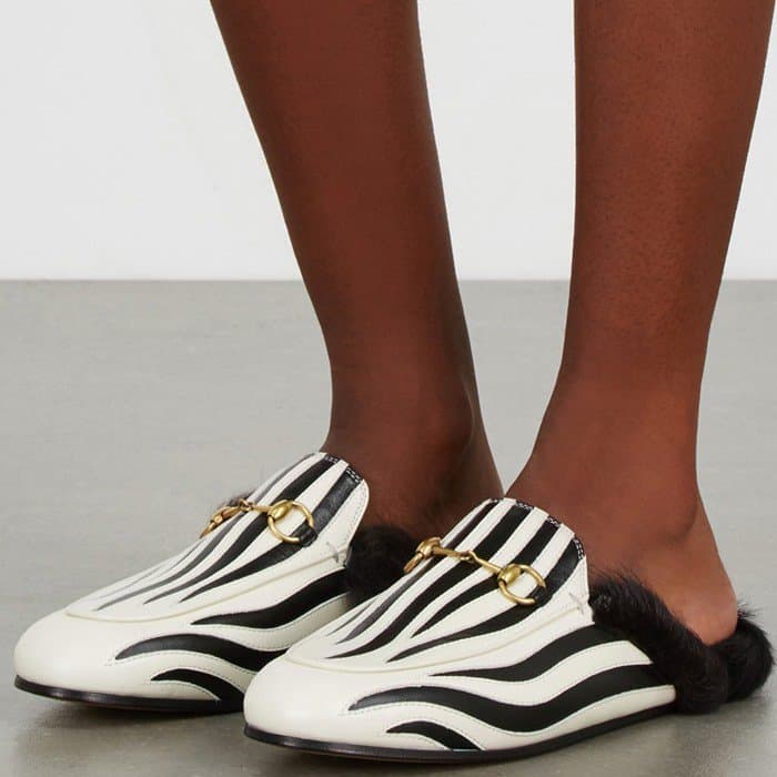 zebra gucci shoes